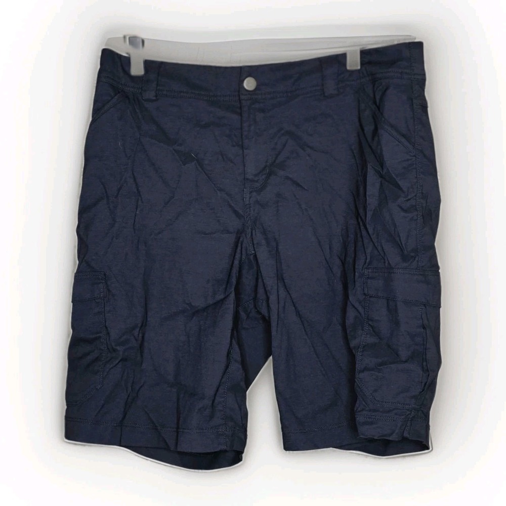 Duluth Trading Co. Women's Flex Dry on the Fly 10" Shorts Size 12 Black Cargo